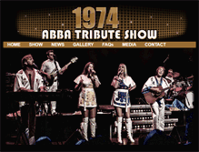 Tablet Screenshot of 1974abbatributeshow.com